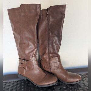 Style & Co. Brown Over the Knee Boots Madixe
